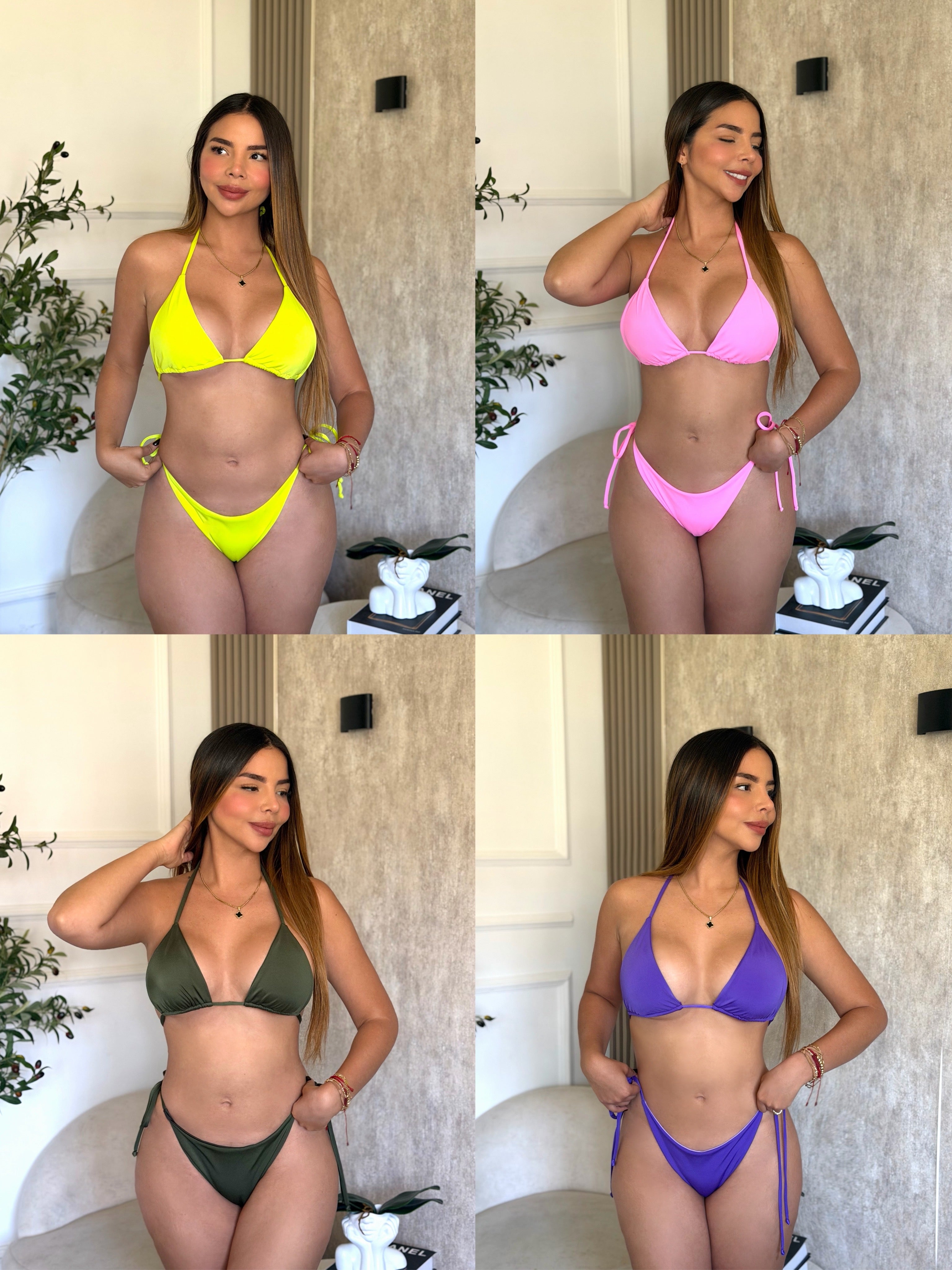 Pack 3 X 99.000 Trajes de Triangulo Bronceo 11 Colores