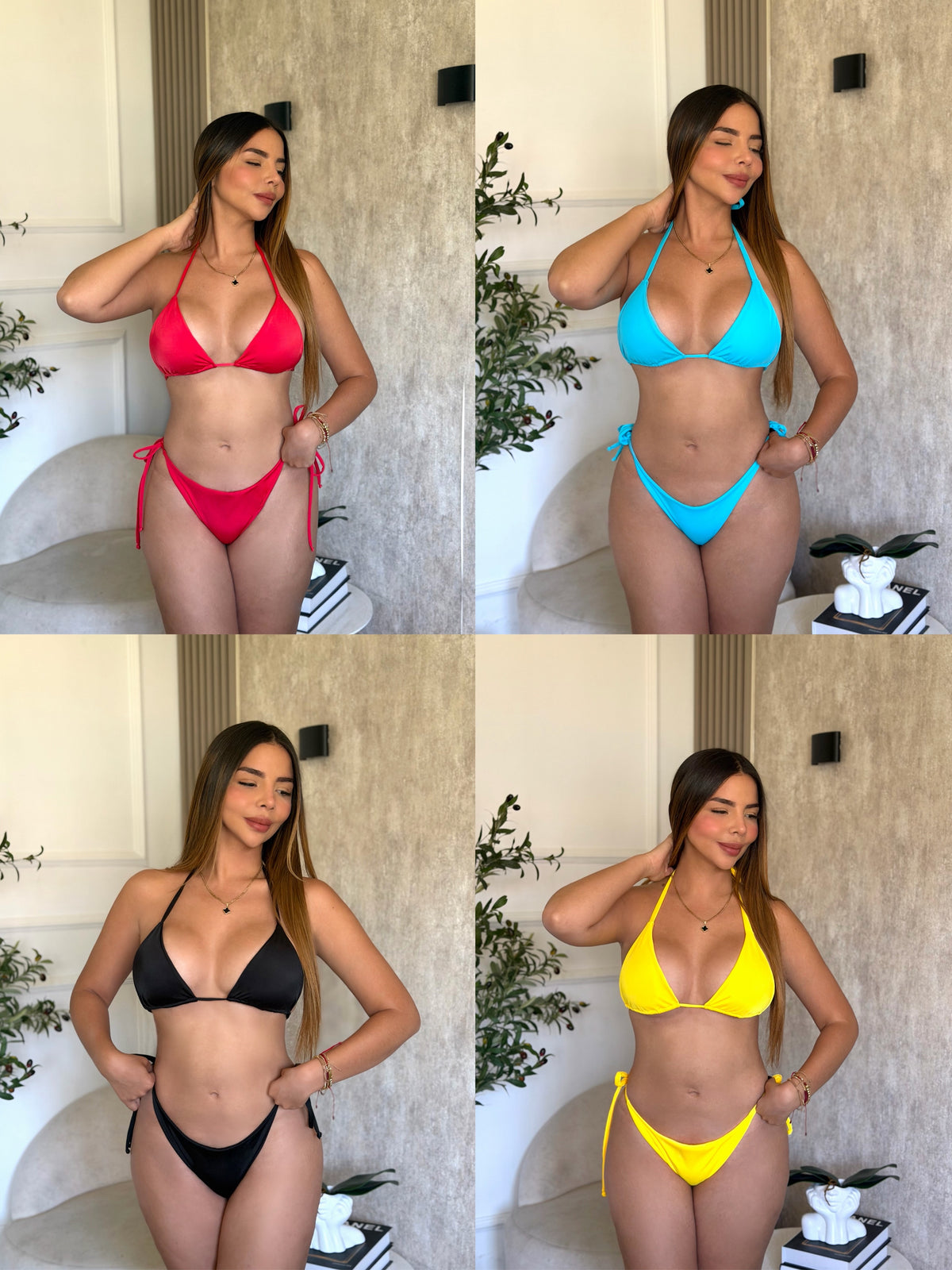 Pack 3 X 99.000 Trajes de Triangulo Bronceo 11 Colores