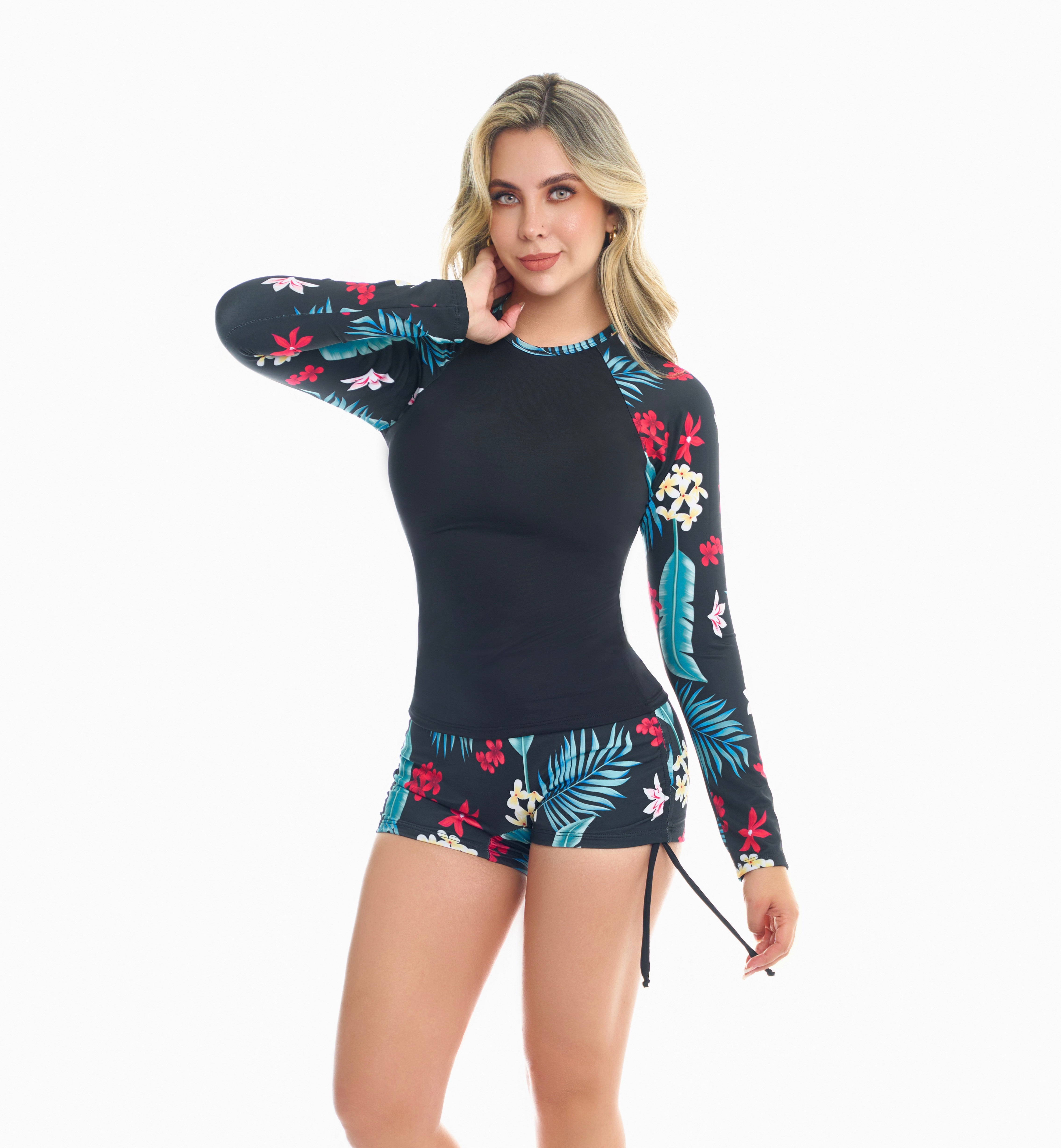 Dos piezas buzo tipo short print